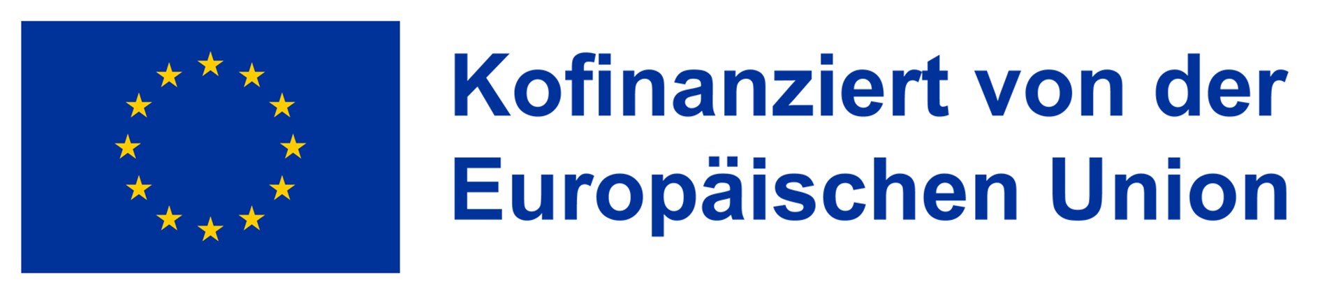 Logo der EU mit dem Zusatz "Kofinanziert von der Europäischen Union"