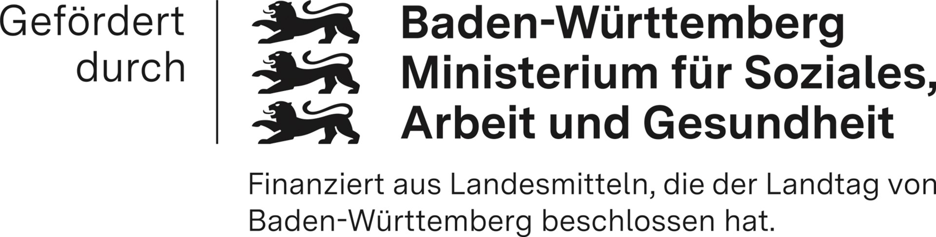 Förderlogo des Ministeriums für Soziales, Arbeit und Gesundheit 