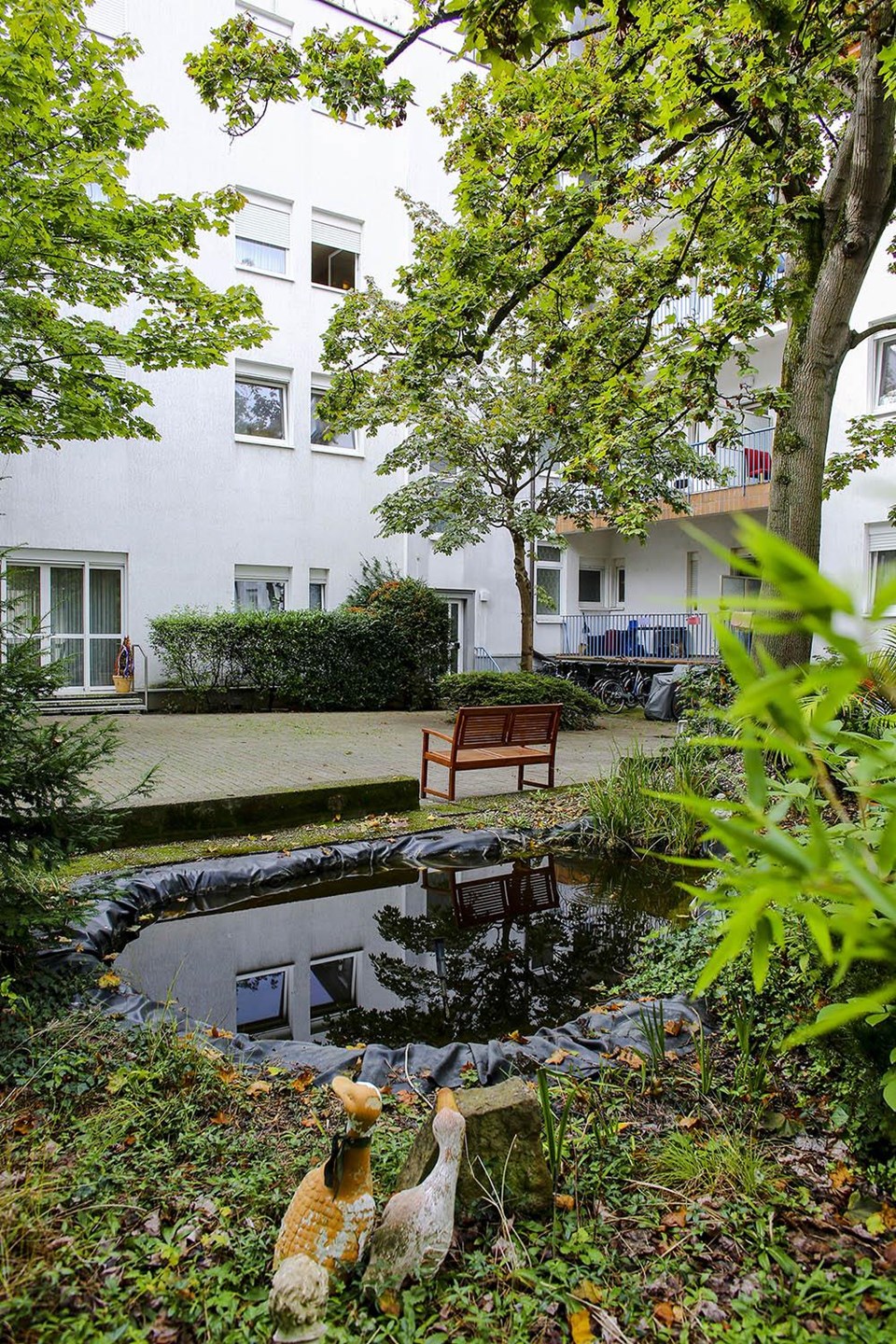 Innenhof des Monikaheims